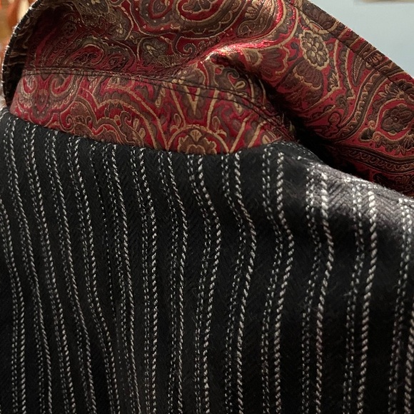 Cabi Joey Pinstripe Blazer Size 6 Black & Gray - Picture 5 of 9